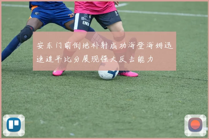 安东门前倒地补射成功海登海姆迅速追平比分展现强大反击能力